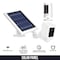 Wasserstein Solar Panel, 2 W, 5V, DC Cable Connector RingSpotSolar3WhtUS - alternate 7